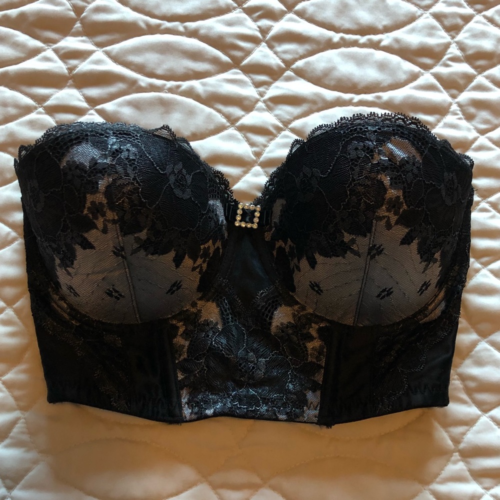 Black Lace Bustier